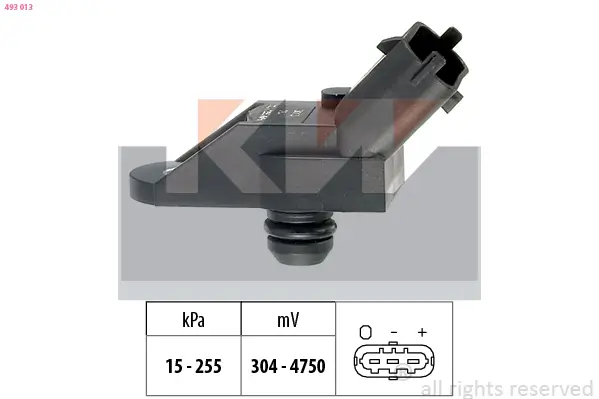 Luftdrucksensor, Höhenanpassung KW 493 013