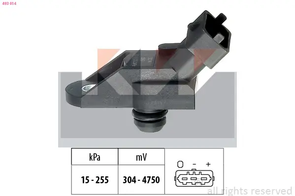 Luftdrucksensor, Höhenanpassung KW 493 014