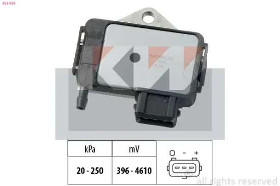 Luftdrucksensor, Höhenanpassung KW 493 016 Bild Luftdrucksensor, Höhenanpassung KW 493 016