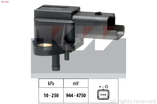 Luftdrucksensor, Höhenanpassung KW 493 030 Bild Luftdrucksensor, Höhenanpassung KW 493 030