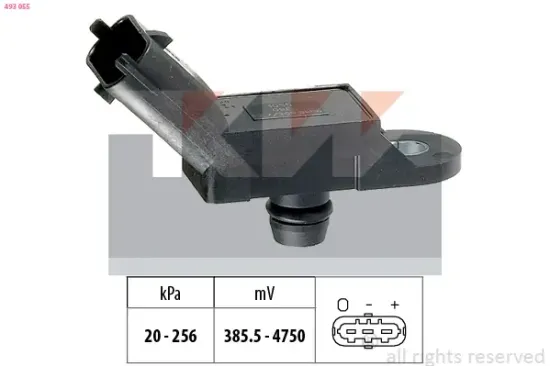 Luftdrucksensor, Höhenanpassung KW 493 055 Bild Luftdrucksensor, Höhenanpassung KW 493 055