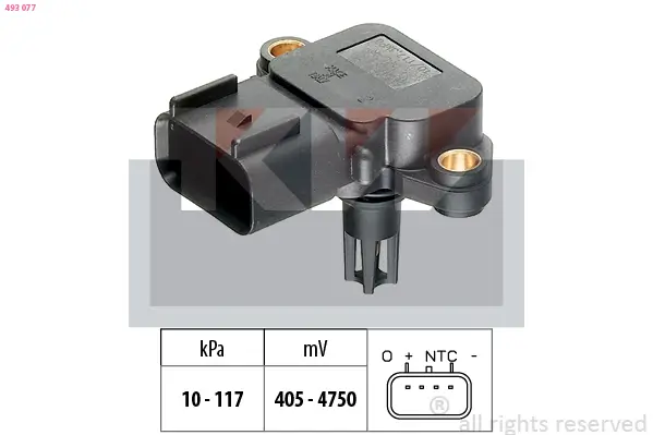 Luftdrucksensor, Höhenanpassung KW 493 077