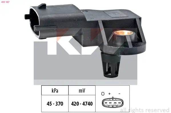 Luftdrucksensor, Höhenanpassung KW 493 167