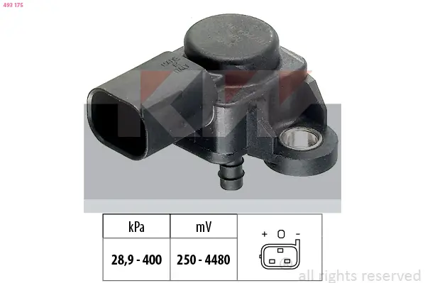 Luftdrucksensor, Höhenanpassung KW 493 175