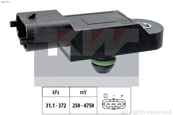 Luftdrucksensor, Höhenanpassung KW 493 177