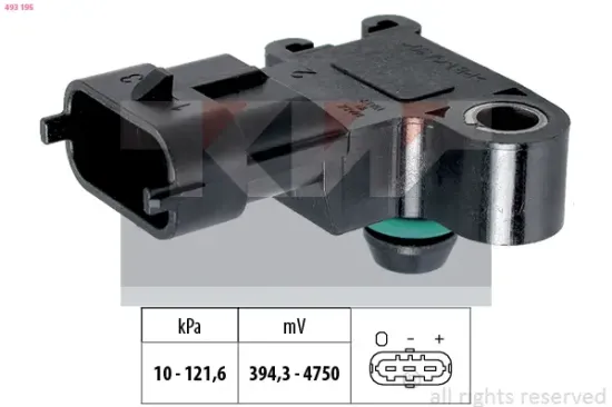 Luftdrucksensor, Höhenanpassung KW 493 195 Bild Luftdrucksensor, Höhenanpassung KW 493 195