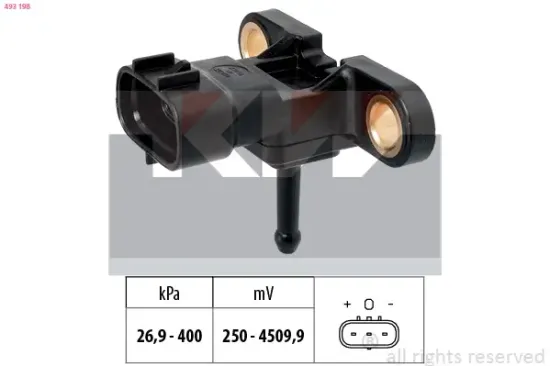 Luftdrucksensor, Höhenanpassung KW 493 198 Bild Luftdrucksensor, Höhenanpassung KW 493 198