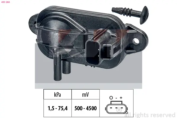 Luftdrucksensor, Höhenanpassung KW 493 268