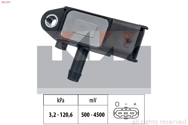 Luftdrucksensor, Höhenanpassung KW 493 273