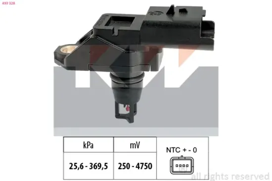 Luftdrucksensor, Höhenanpassung KW 493 328 Bild Luftdrucksensor, Höhenanpassung KW 493 328