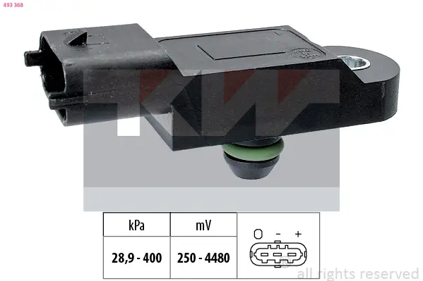 Luftdrucksensor, Höhenanpassung KW 493 368