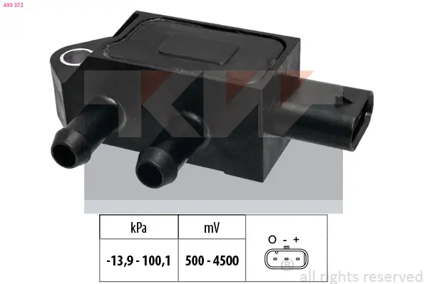 Luftdrucksensor, Höhenanpassung KW 493 372