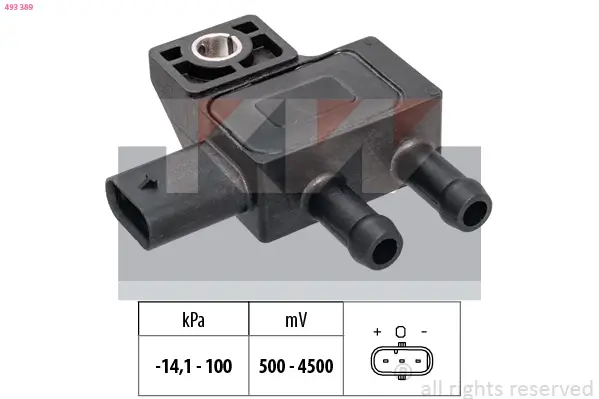 Luftdrucksensor, Höhenanpassung KW 493 389