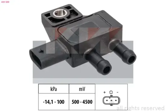 Luftdrucksensor, Höhenanpassung KW 493 389 Bild Luftdrucksensor, Höhenanpassung KW 493 389
