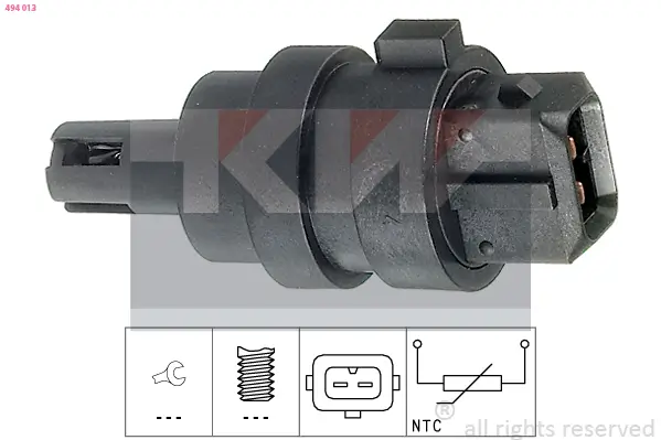 Sensor, Ansauglufttemperatur KW 494 013