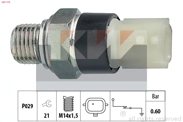 Öldruckschalter KW 500 178