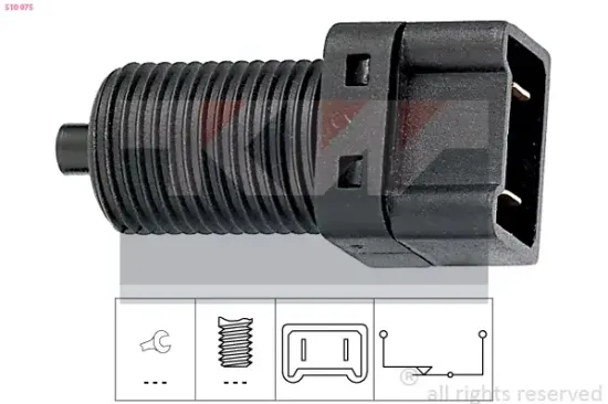 Bremslichtschalter KW 510 075 Bild Bremslichtschalter KW 510 075