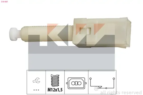 Bremslichtschalter KW 510 087 Bild Bremslichtschalter KW 510 087