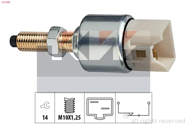 Bremslichtschalter KW 510 092 Bild Bremslichtschalter KW 510 092