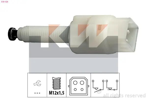 Bremslichtschalter KW 510 126