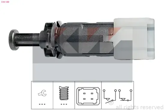 Bremslichtschalter KW 510 149 Bild Bremslichtschalter KW 510 149