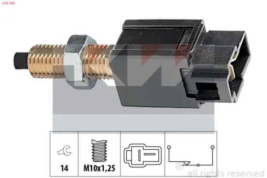 Bremslichtschalter KW 510 169 Bild Bremslichtschalter KW 510 169