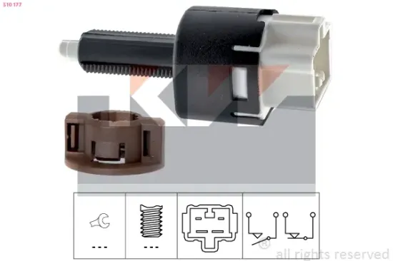 Bremslichtschalter KW 510 177 Bild Bremslichtschalter KW 510 177