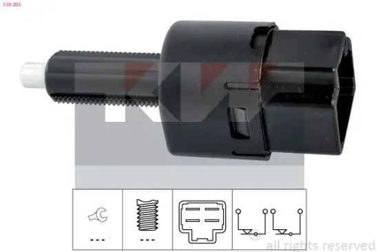 Bremslichtschalter KW 510 202 Bild Bremslichtschalter KW 510 202