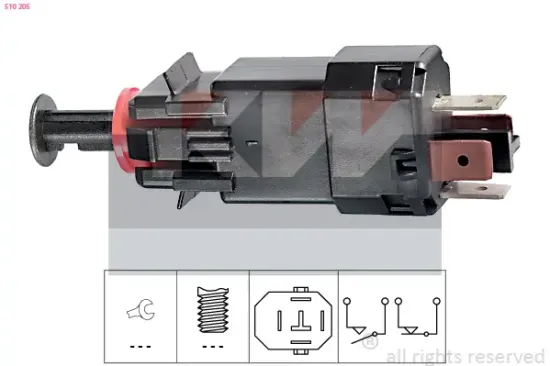 Bremslichtschalter KW 510 205 Bild Bremslichtschalter KW 510 205