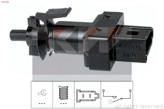Bremslichtschalter KW 510 222 Bild Bremslichtschalter KW 510 222