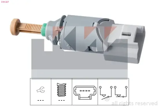 Bremslichtschalter KW 510 227 Bild Bremslichtschalter KW 510 227