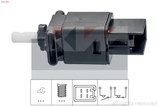 Bremslichtschalter KW 510 272 Bild Bremslichtschalter KW 510 272