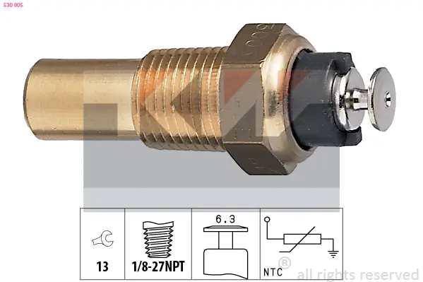 Sensor, Kühlmitteltemperatur KW 530 005