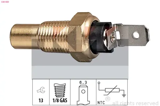 Sensor, Kühlmitteltemperatur KW 530 080 Bild Sensor, Kühlmitteltemperatur KW 530 080