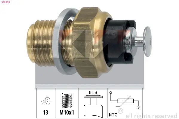 Sensor, Öltemperatur KW 530 093