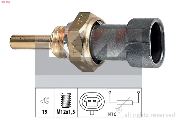 Sensor, Öltemperatur KW 530 098