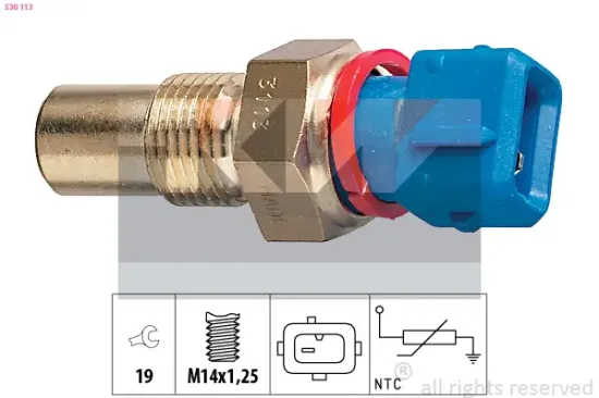 Sensor, Öltemperatur KW 530 113 Bild Sensor, Öltemperatur KW 530 113