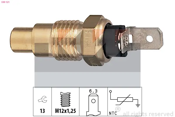 Sensor, Kühlmitteltemperatur KW 530 121