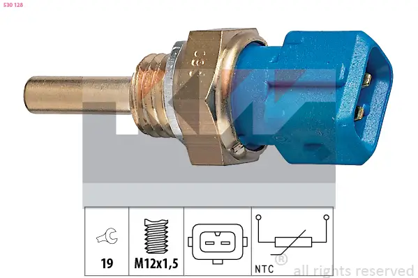 Sensor, Öltemperatur KW 530 128