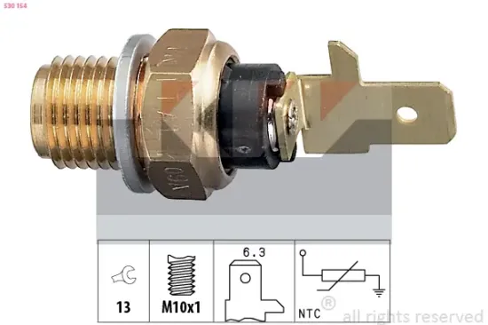 Sensor, Öltemperatur KW 530 154 Bild Sensor, Öltemperatur KW 530 154