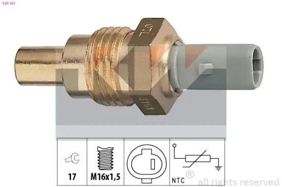 Sensor, Kühlmitteltemperatur KW 530 161 Bild Sensor, Kühlmitteltemperatur KW 530 161