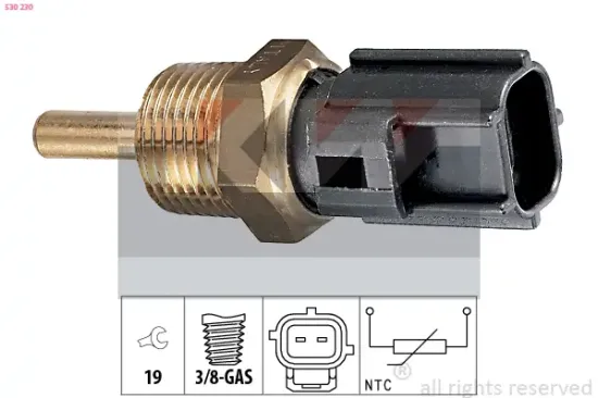 Sensor, Kühlmitteltemperatur KW 530 230 Bild Sensor, Kühlmitteltemperatur KW 530 230