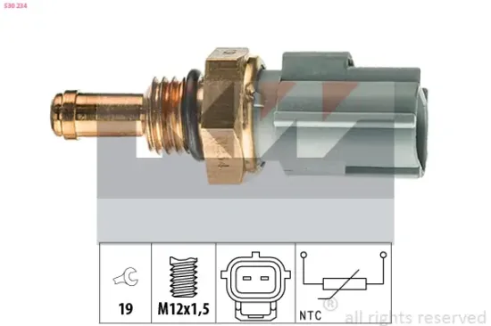 Sensor, Öltemperatur KW 530 234 Bild Sensor, Öltemperatur KW 530 234