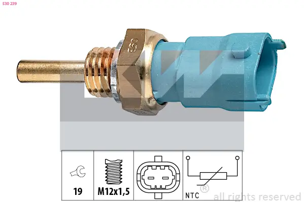 Sensor, Öltemperatur KW 530 239