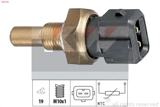 Sensor, Öltemperatur KW 530 255 Bild Sensor, Öltemperatur KW 530 255