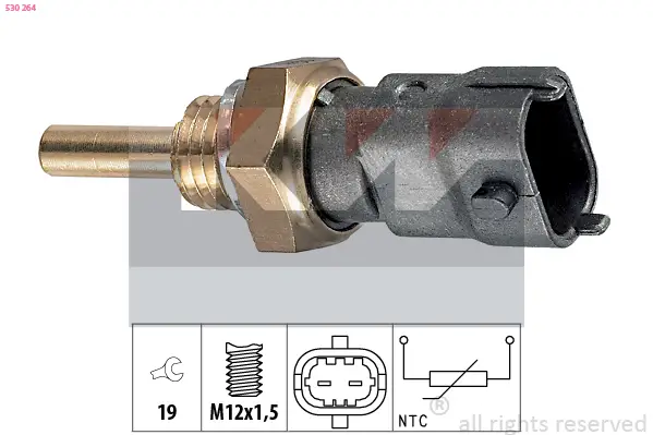 Sensor, Kühlmitteltemperatur KW 530 264