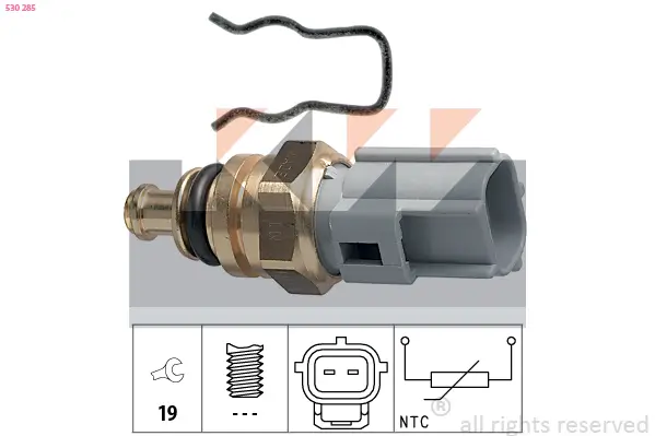 Sensor, Kühlmitteltemperatur KW 530 285