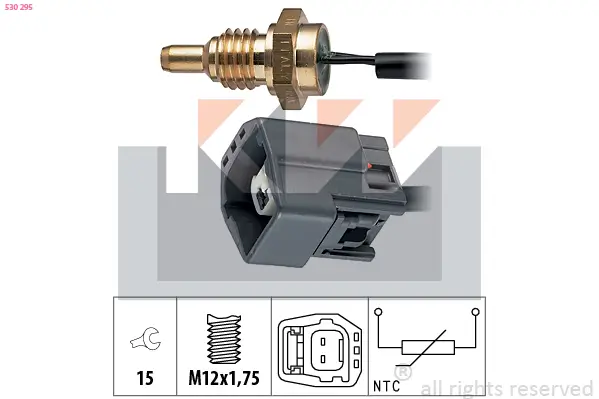 Sensor, Kühlmitteltemperatur KW 530 295