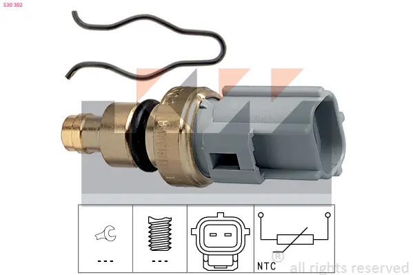 Sensor, Kühlmitteltemperatur KW 530 302 Bild Sensor, Kühlmitteltemperatur KW 530 302