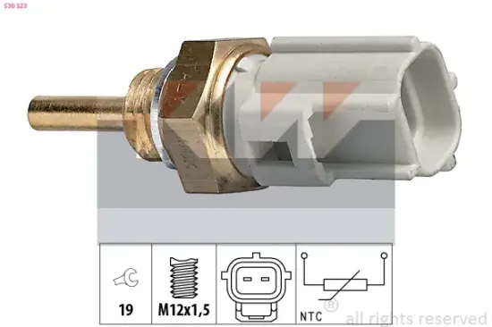 Sensor, Kühlmitteltemperatur KW 530 323 Bild Sensor, Kühlmitteltemperatur KW 530 323